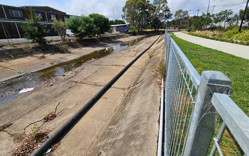 Water management solution keeps canal dry