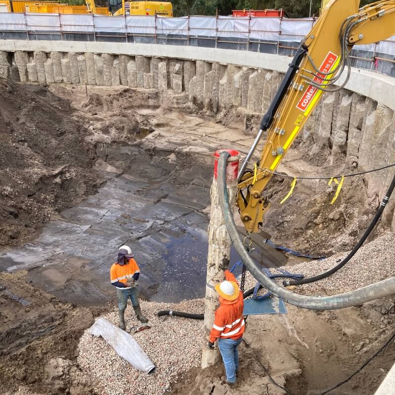 Coates' solution allowed water to be removed, treated on site and then discharged into the sewer main 