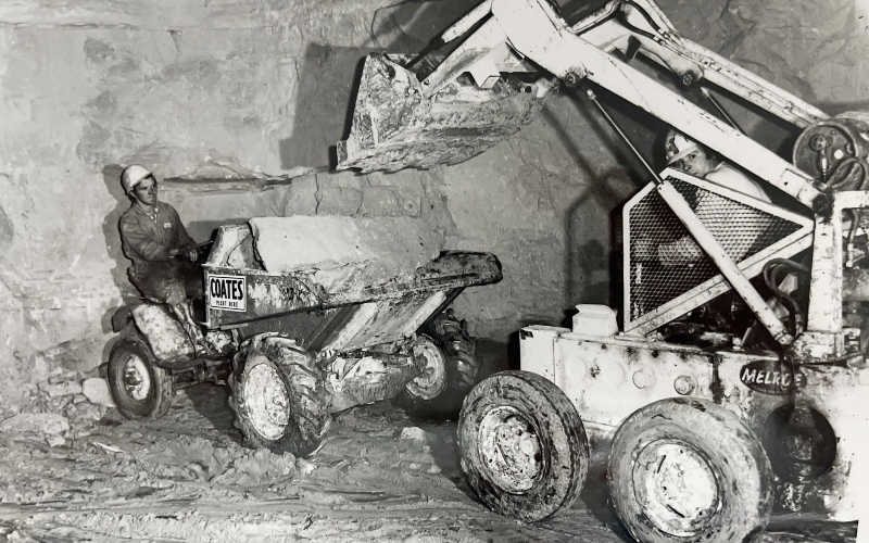 In 1955 Coates Hire is born and listed publicly on the ASX, expanding to service mining, infrastructure and construction