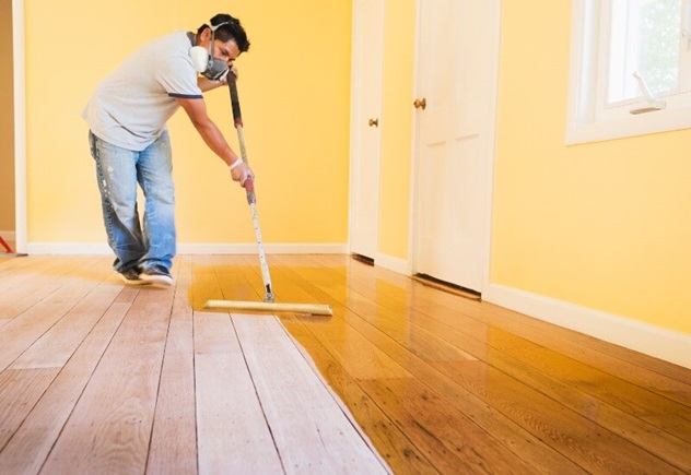 Sealing sanded floors